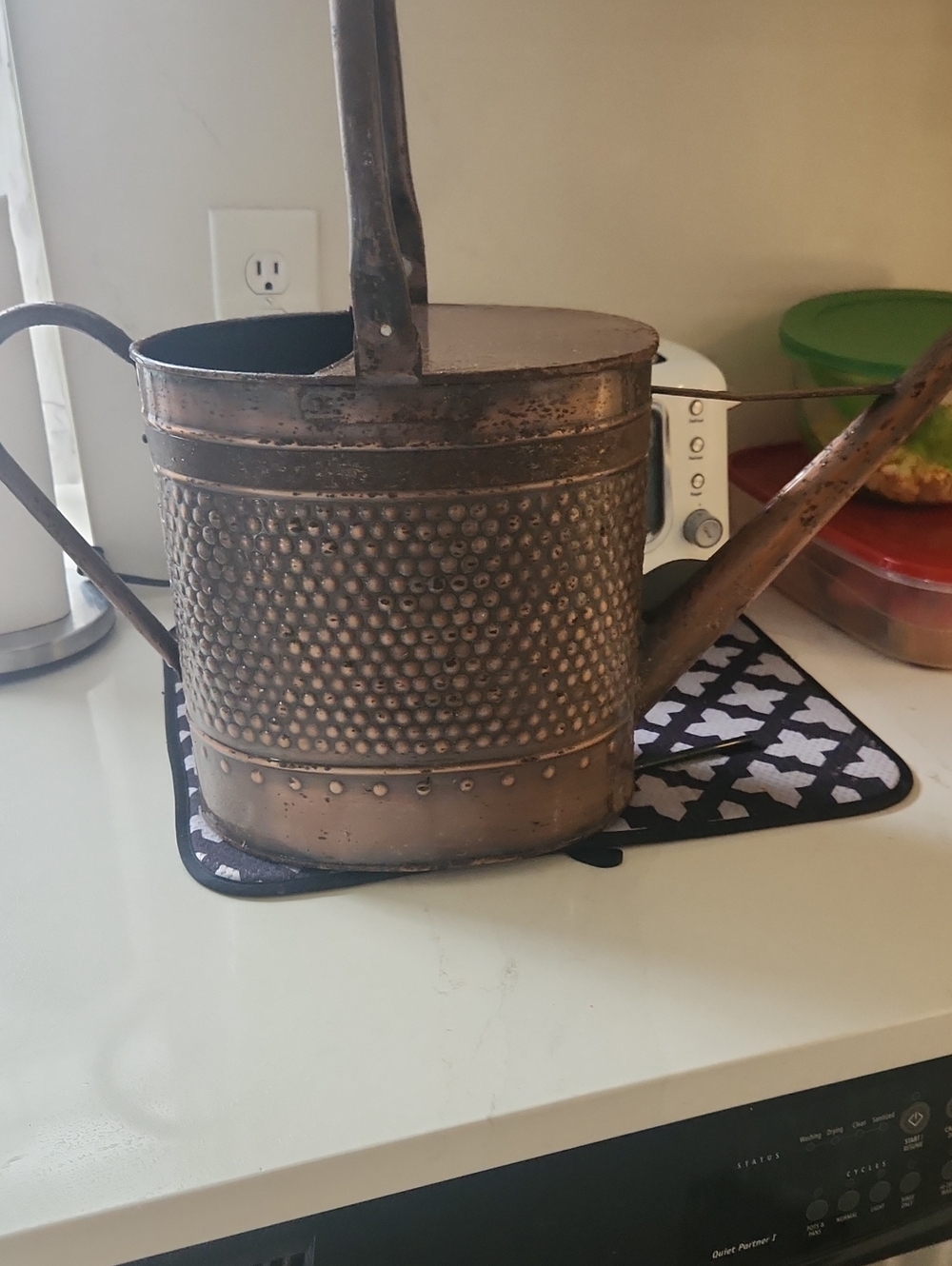 Vintage-Style Copper Watering Can - Copper